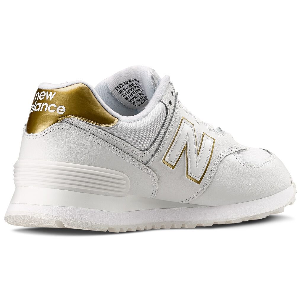 New Balance 574 white shoes AW LAB