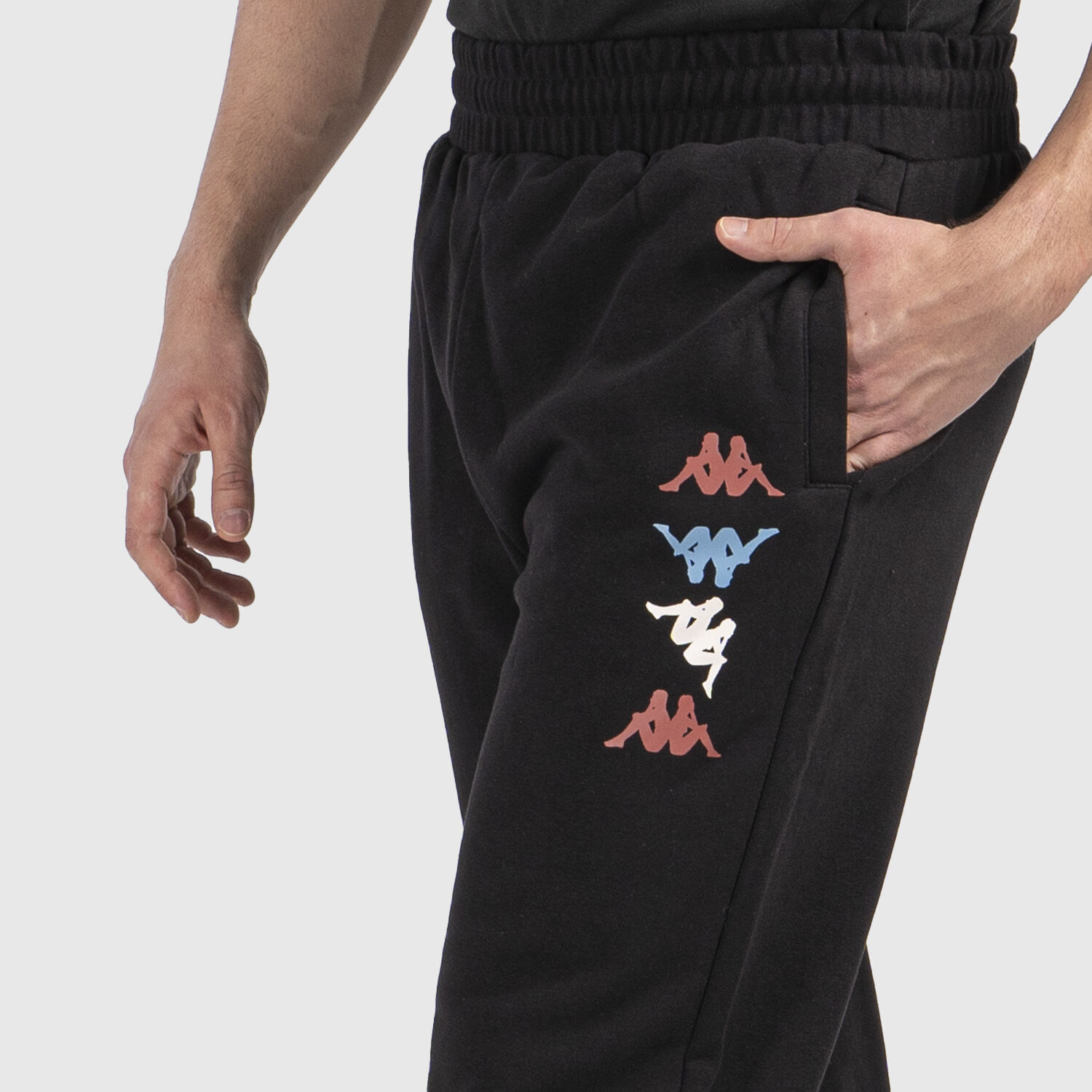 Kappa Authentic Zasiar Pants black and multicolor AW LAB