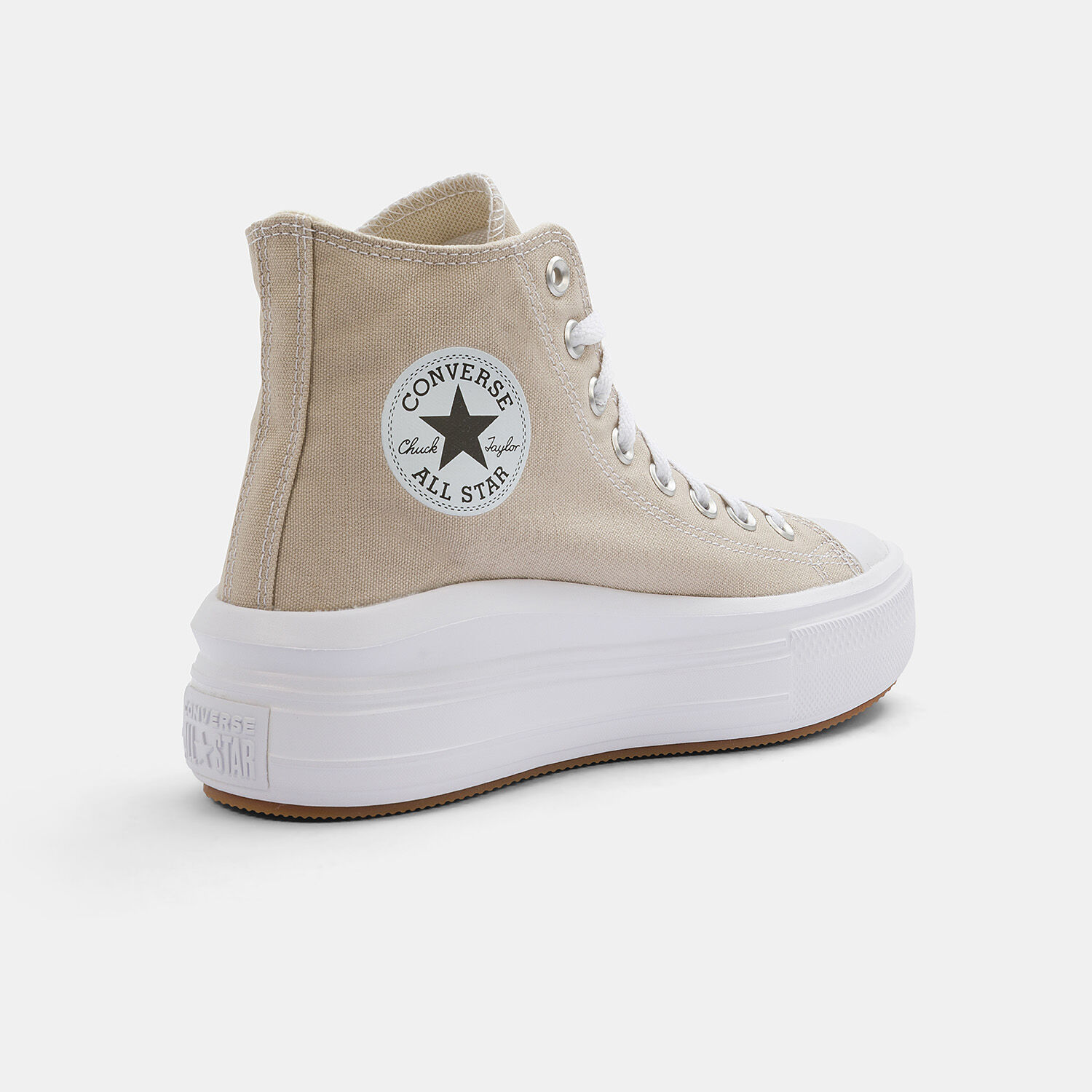 Converse plataforma beige store