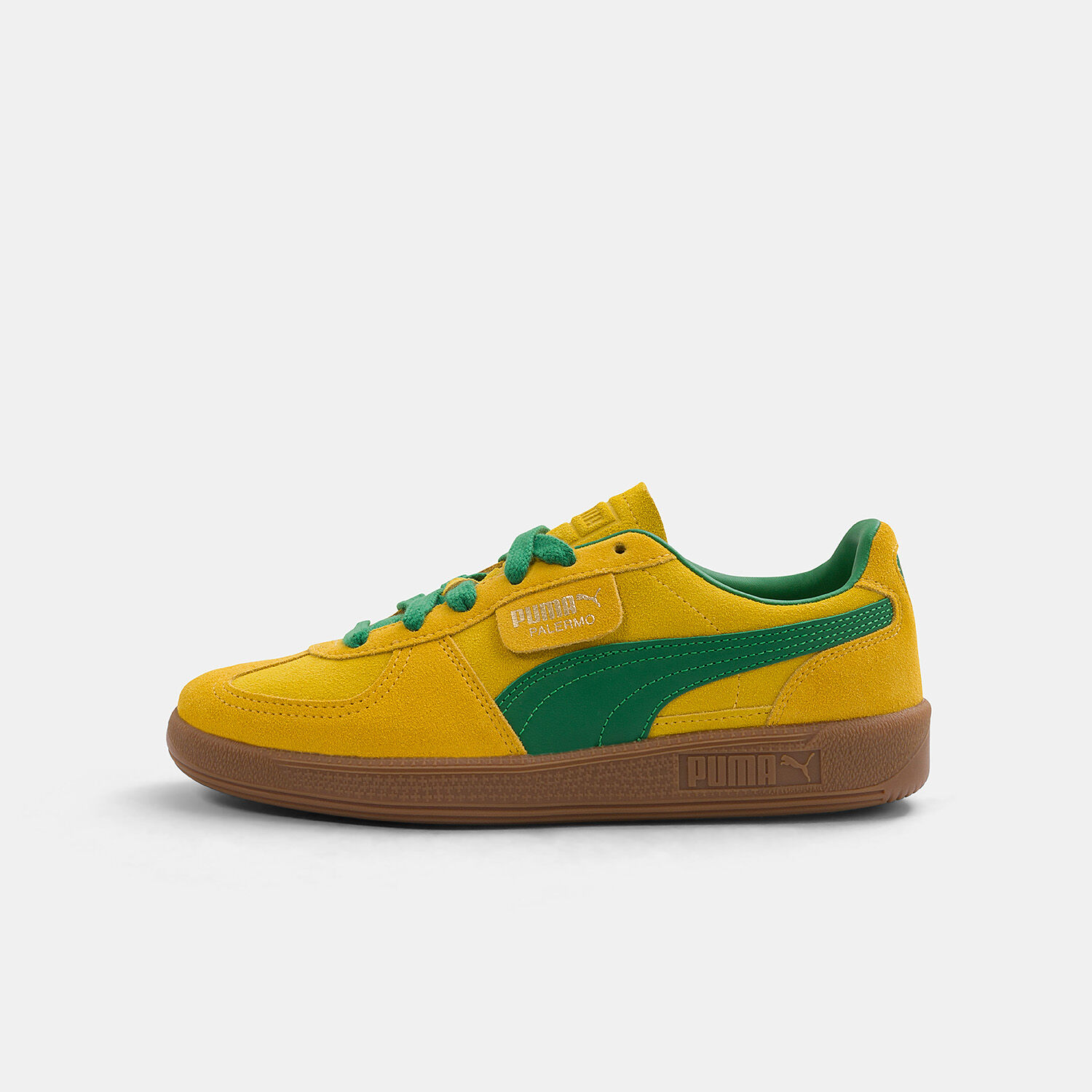 Puma suede green yellow store