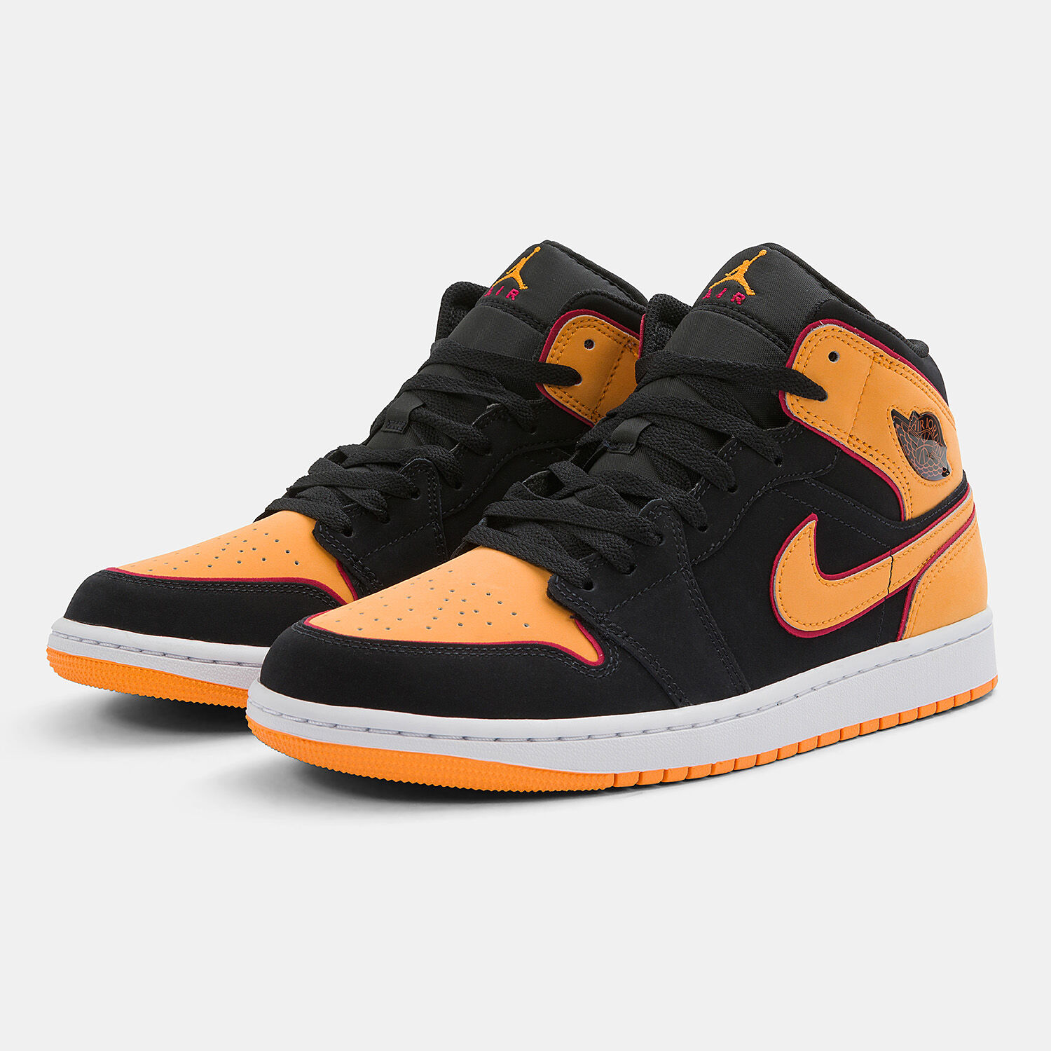 Air jordan 1 store mid black orange