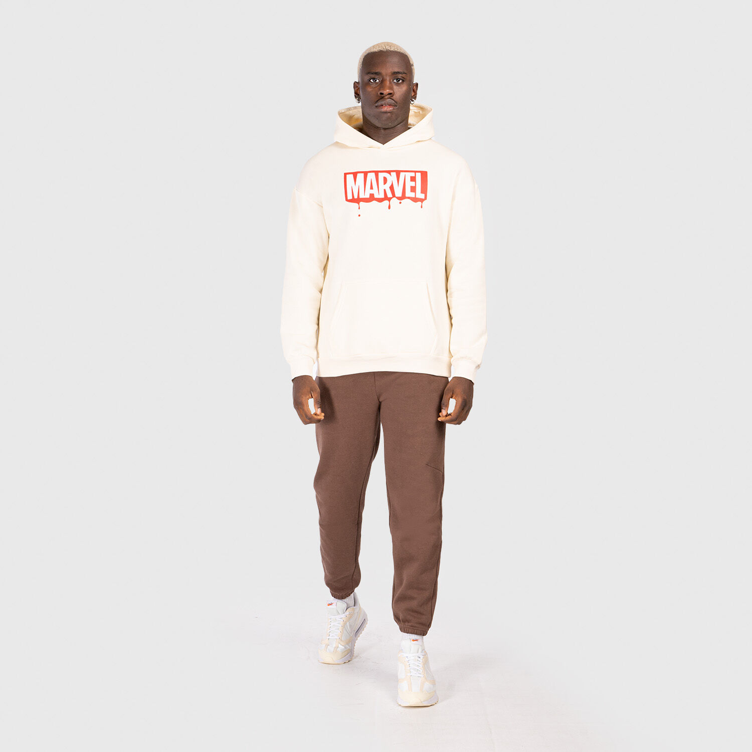White sales marvel hoodie
