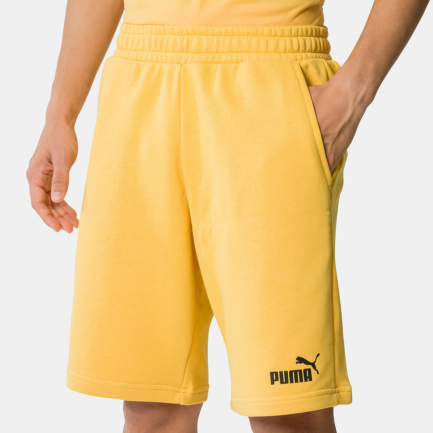 Yellow puma top shorts