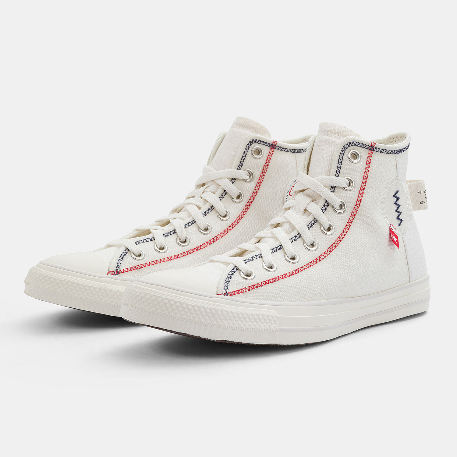 Converse Chuck Taylor All Star Logo Tag black red and white AW LAB