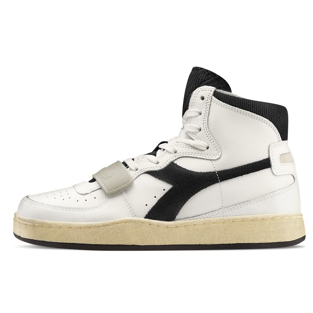 diadora Mi Basket Used black and white AW LAB