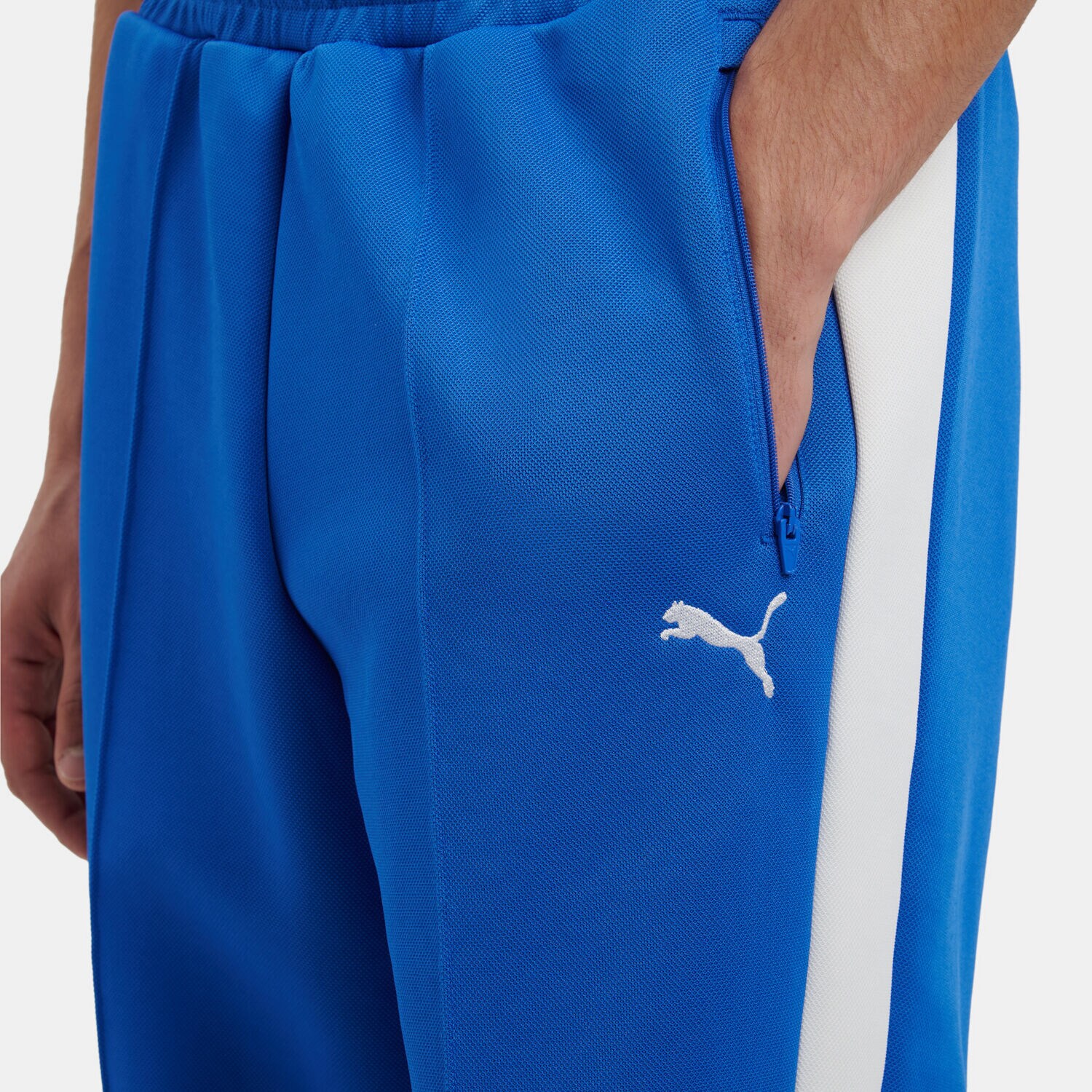 Puma T7 Always On Track Pants blue and white men's | AW LAB