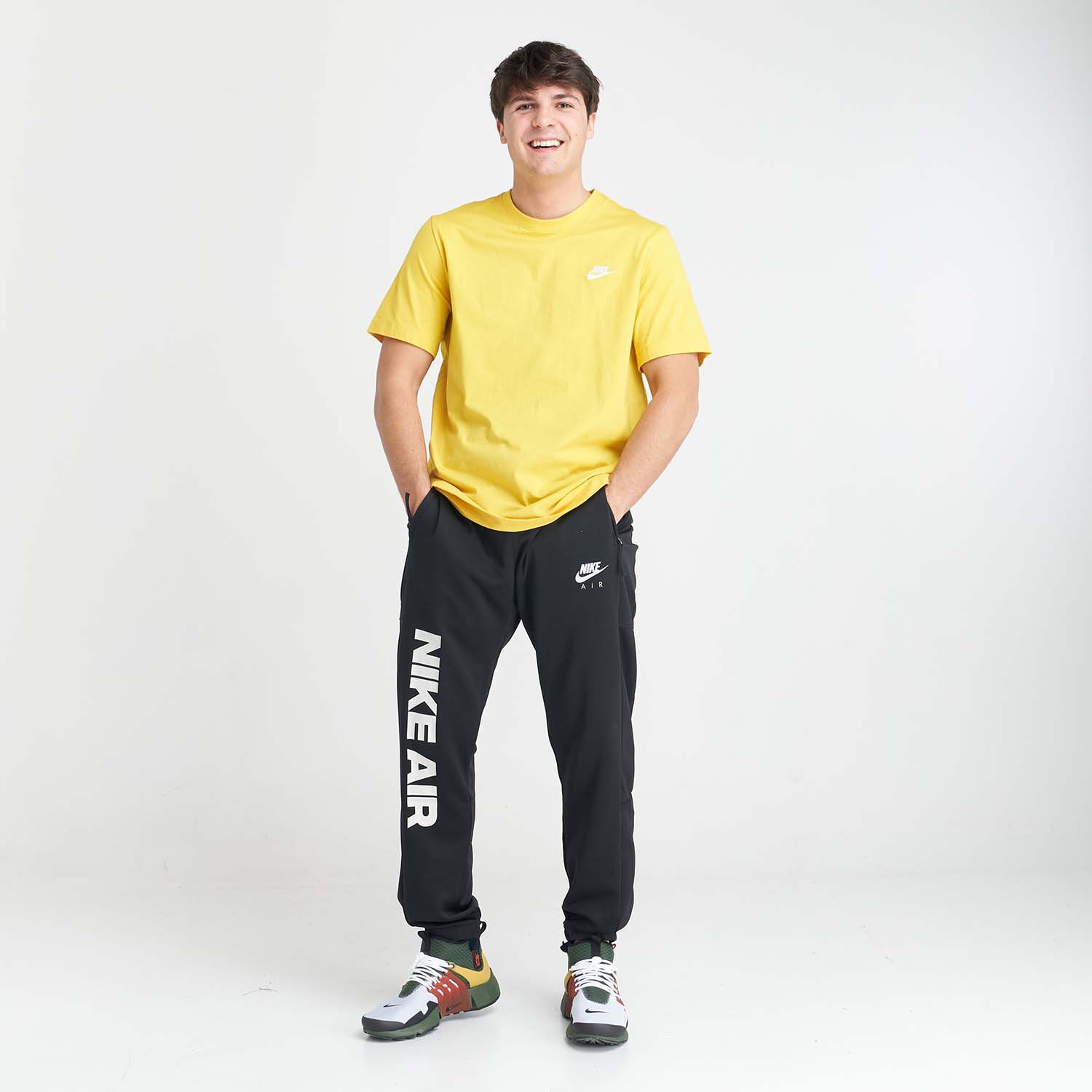 Nike air yellow shirt online