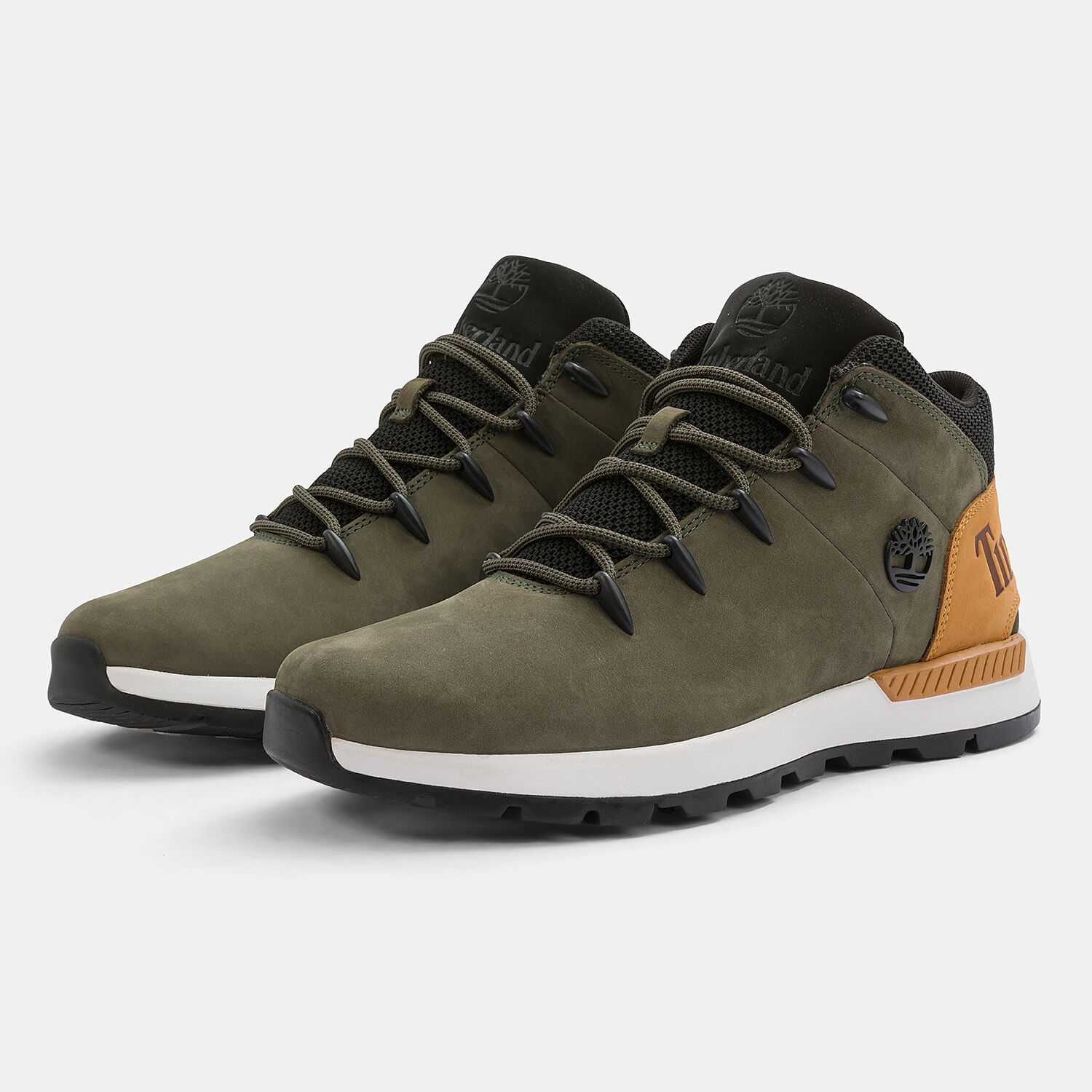 Timberland Sprint Trekker Mid black brown and green AW LAB