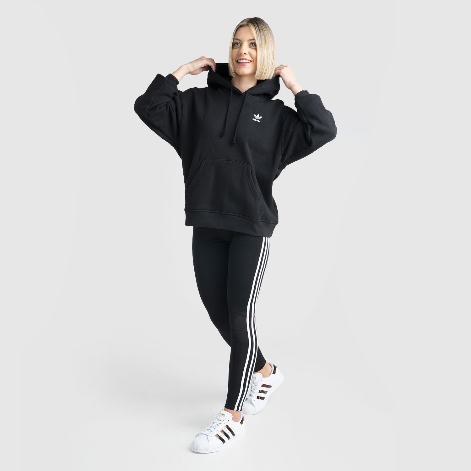 Adidas graphic hoodie women's clearance