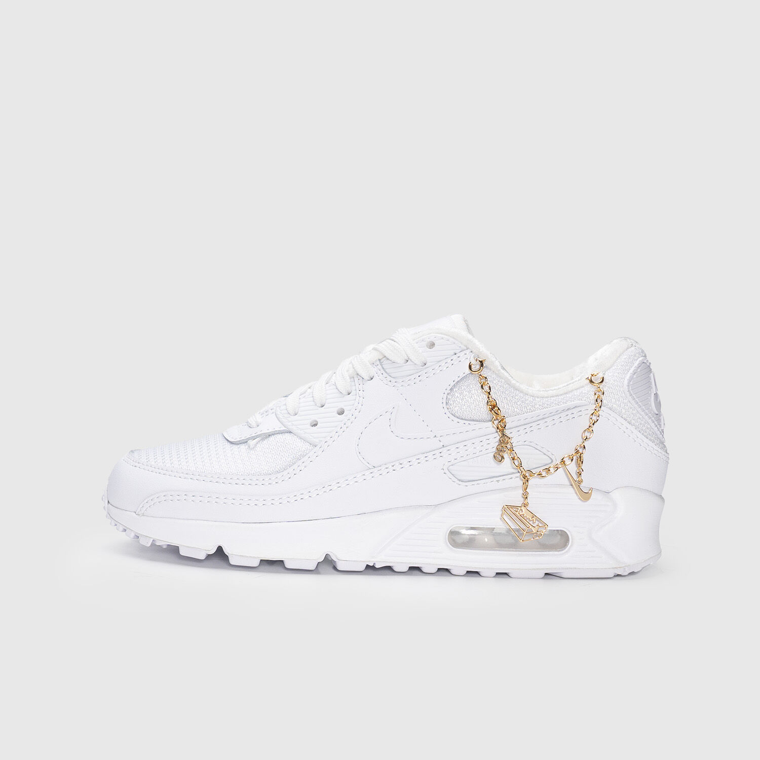 Air max blancas hot sale y doradas