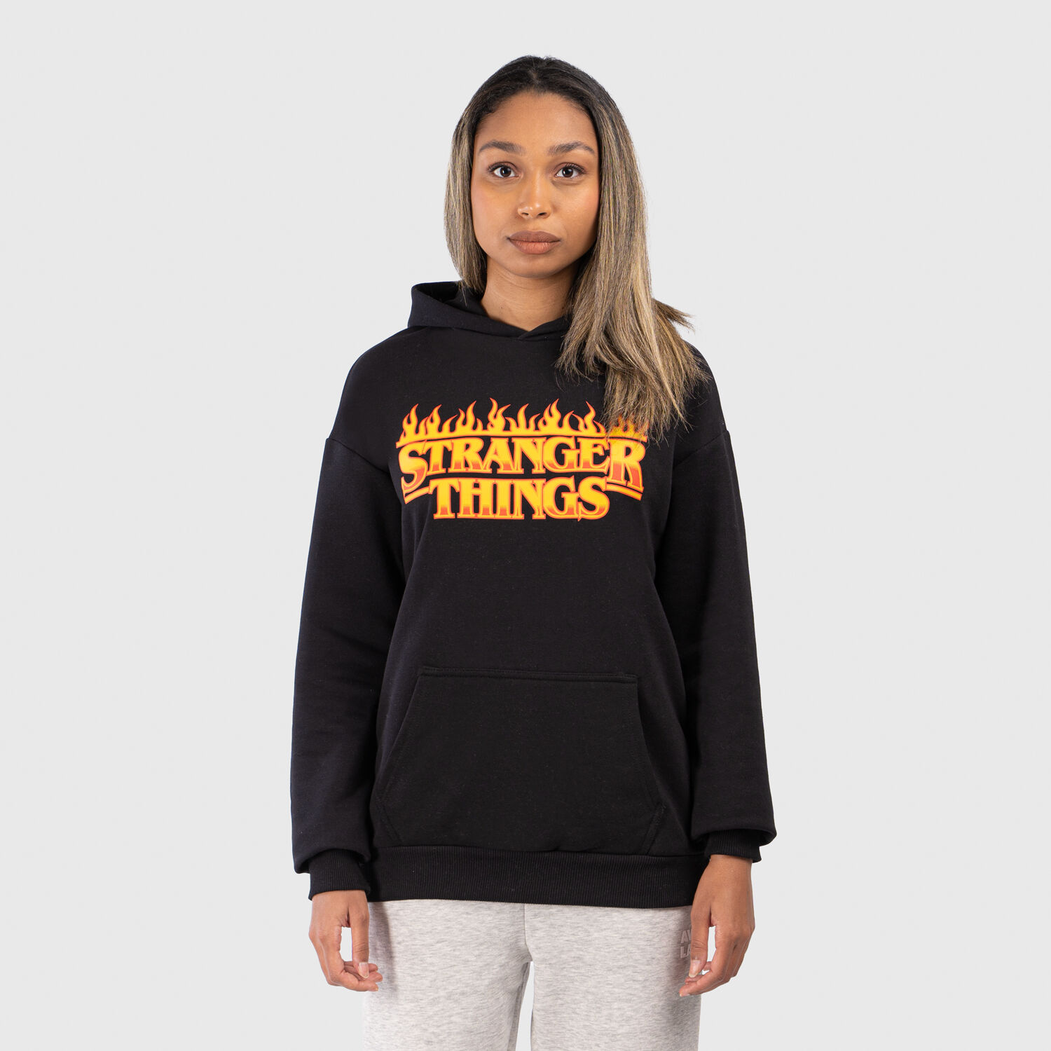 Stranger things black hoodie hotsell