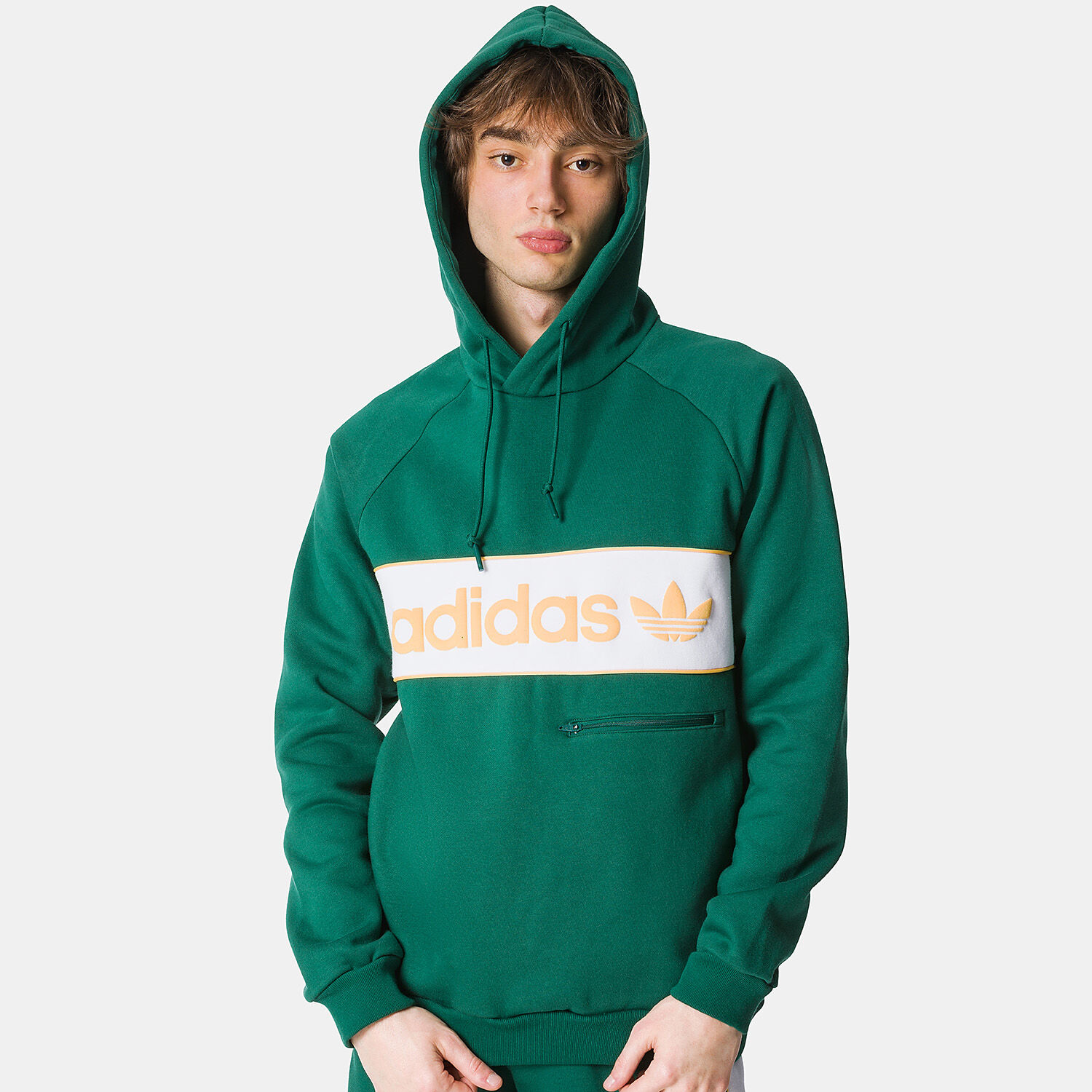 adidas NY Green Orange and White Hoodie AW LAB