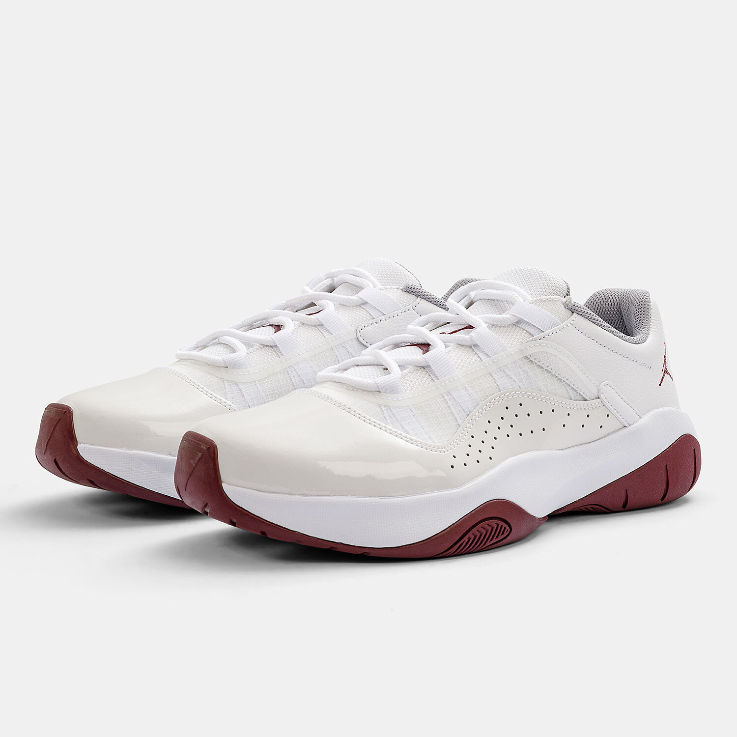 Jordan 11 sale maroon beige white