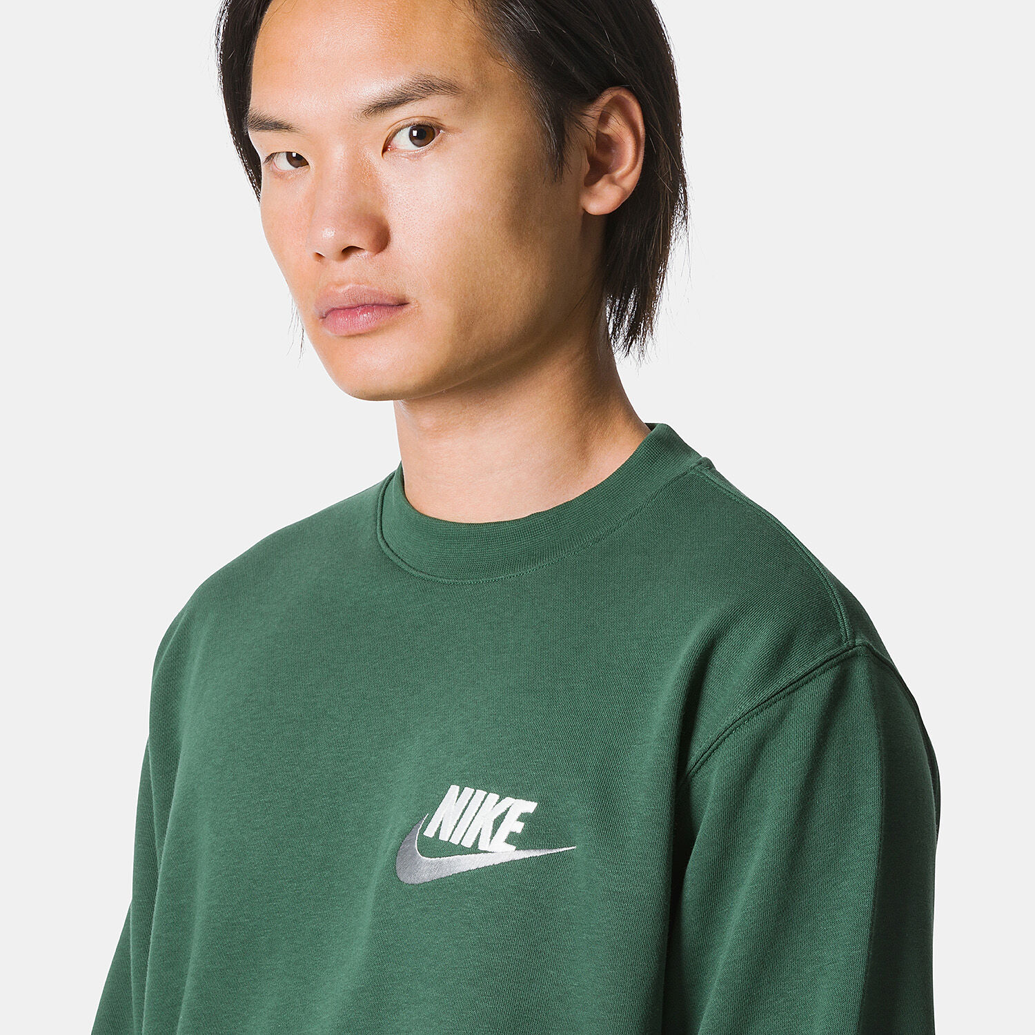 Nike Club sweatshirt green and white AW LAB