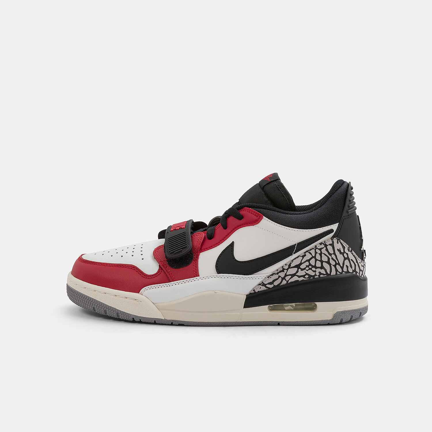 Red black and white Air Jordan Legacy 312 Low Chicago AW LAB