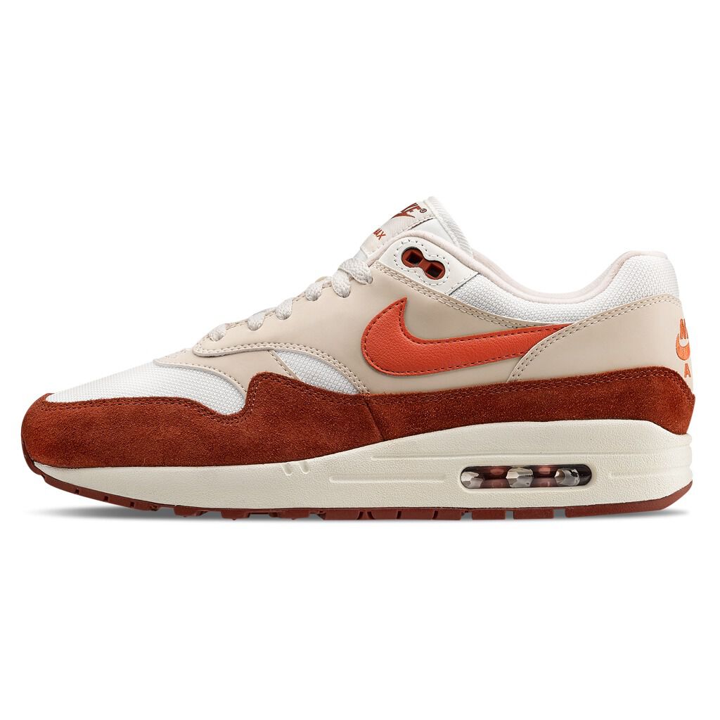 Nike Air Max 1 men s red and white shoes AW LAB