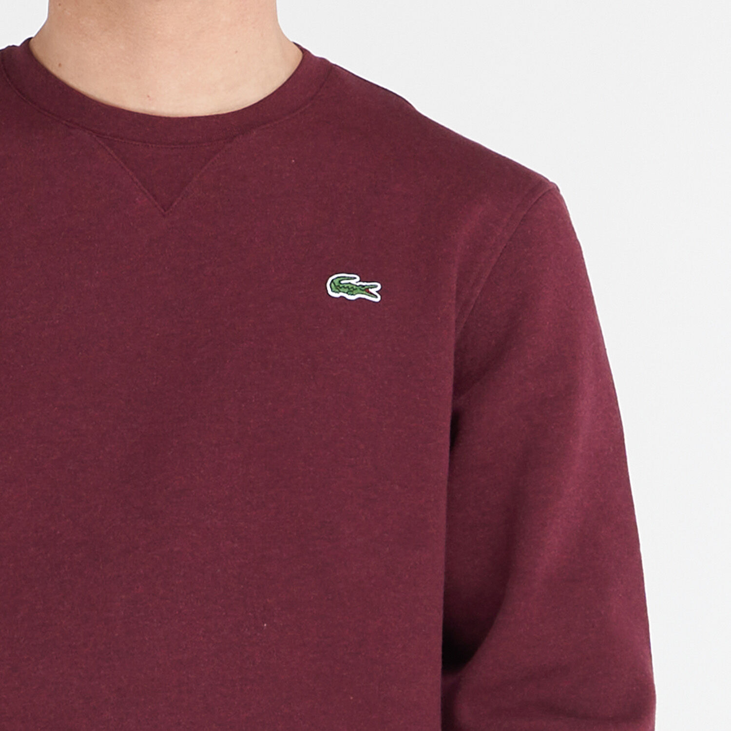 Lacoste burgundy sweatshirt top