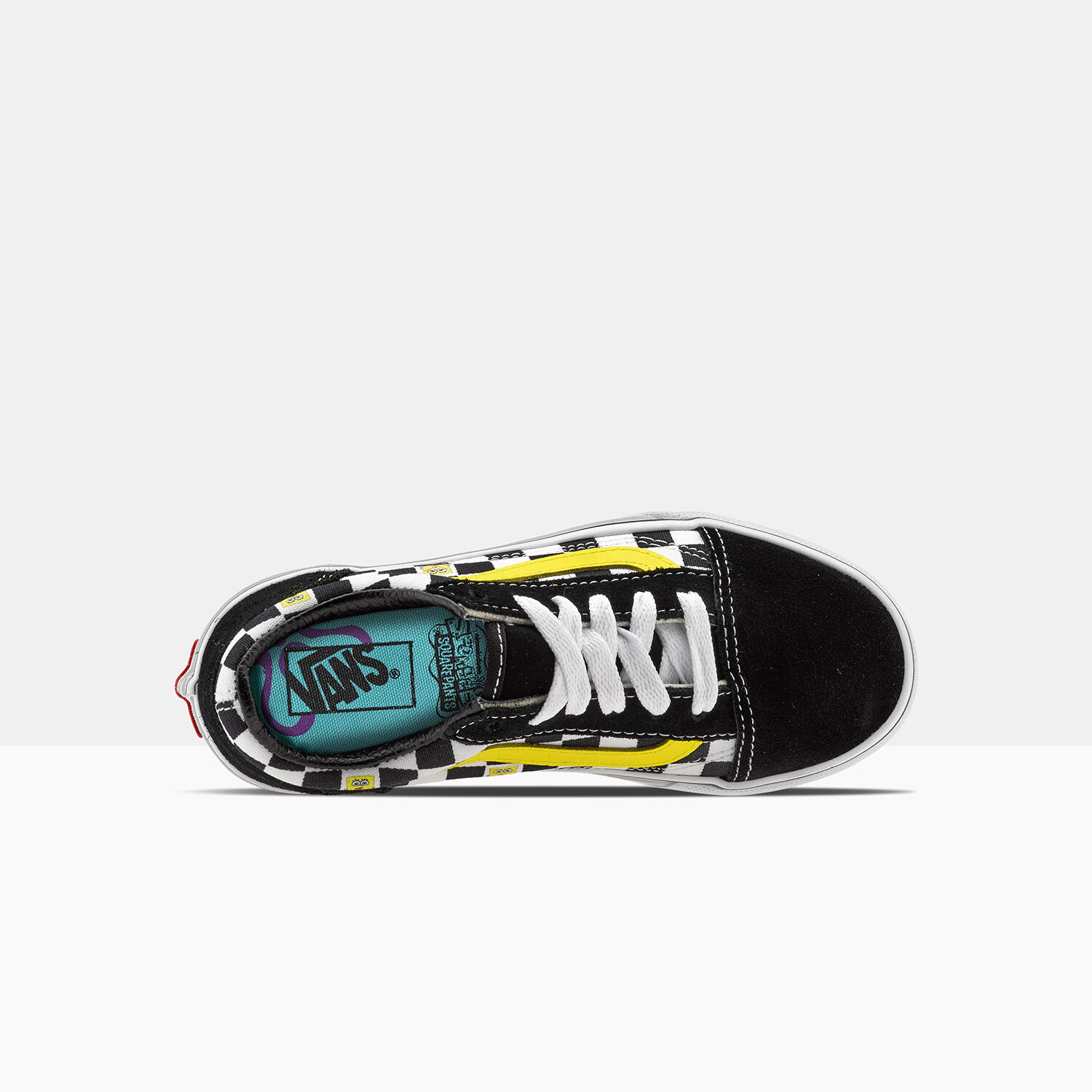 Blue and green flame vans sales