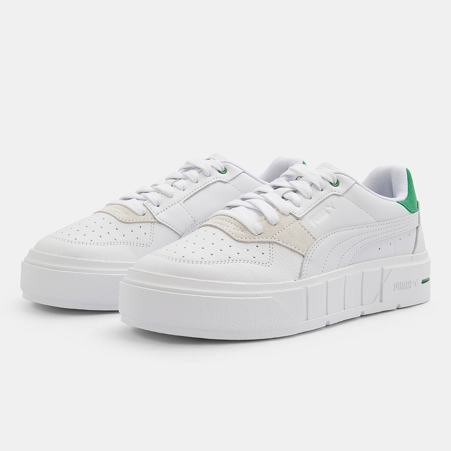 Puma cali white new arrivals green