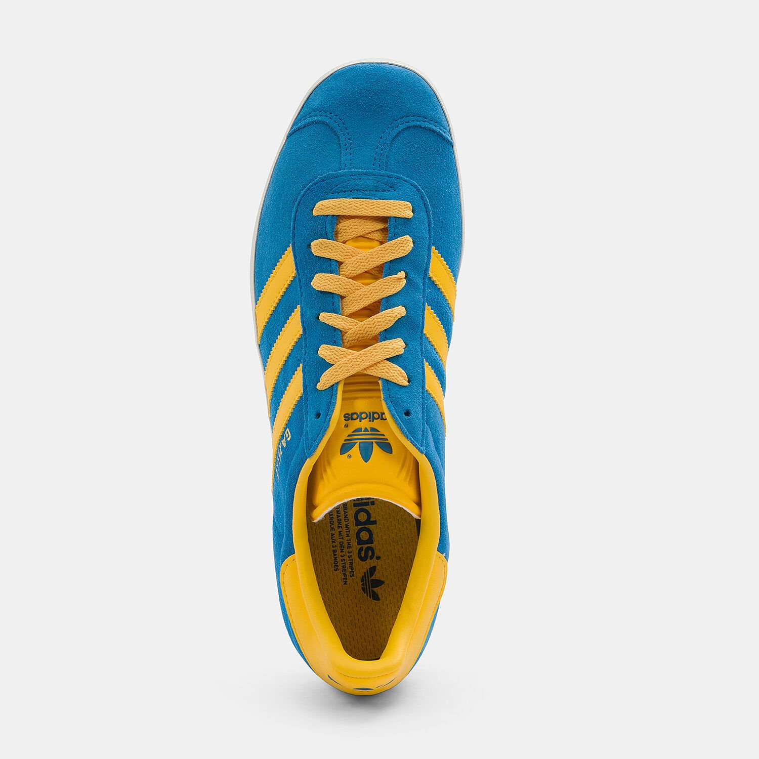 Gazelle adidas azzurre hot sale
