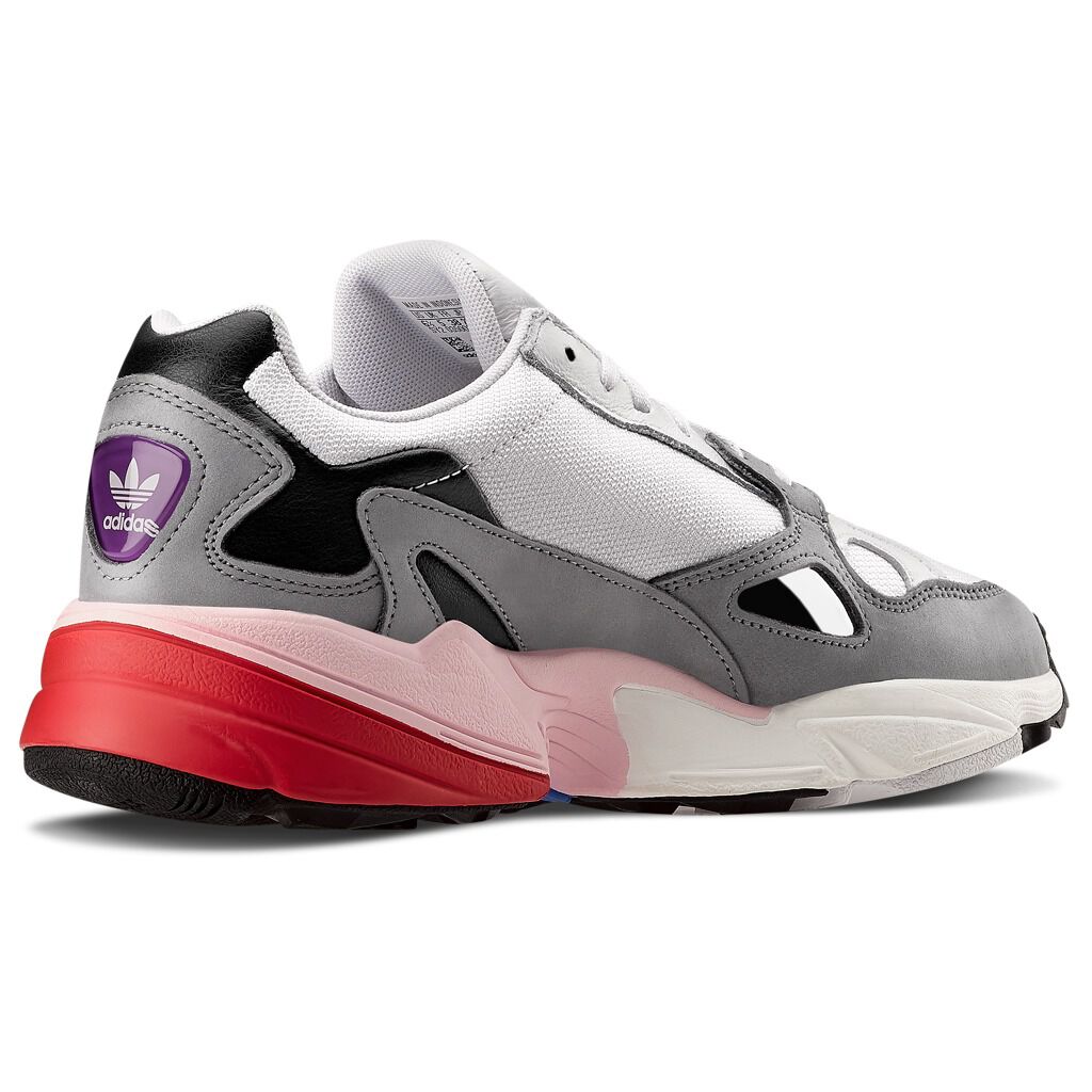 Adidas falcon hot sale grigie e rosa