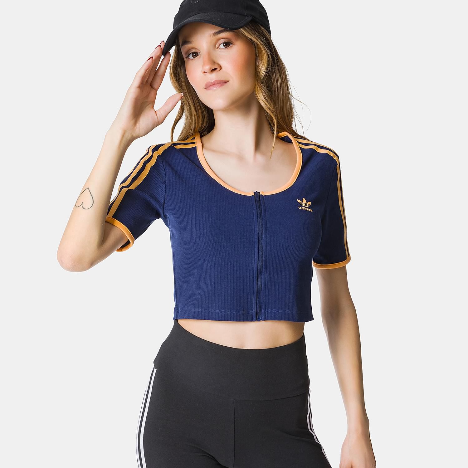 Adidas originals by aw disjoin crop top deals
