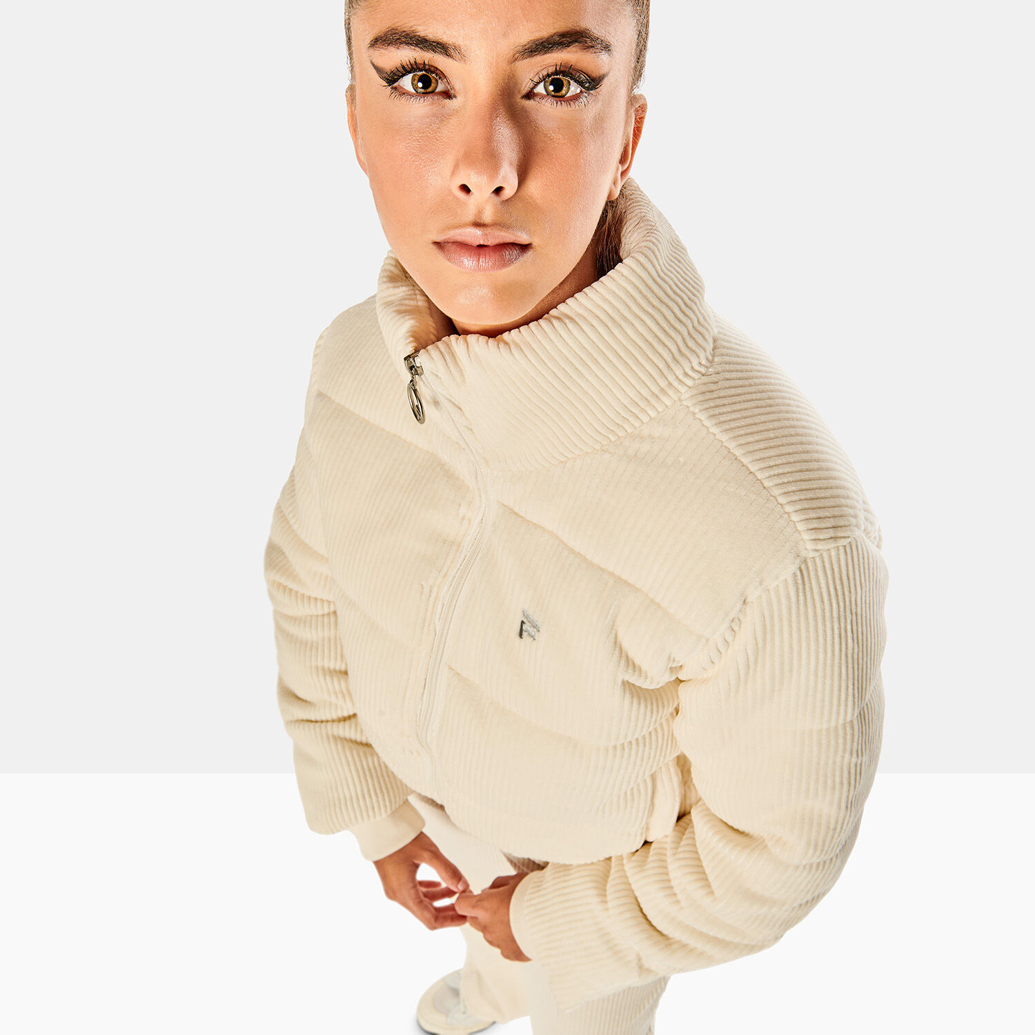 Fila adelina crop sales puffer coat