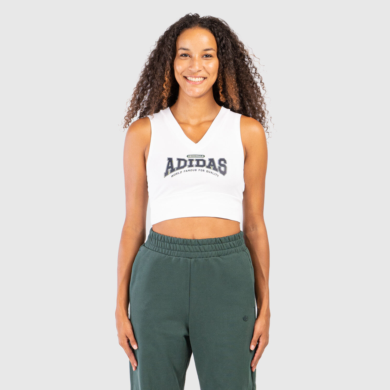 Adidas originals by aw disjoin crop top sale